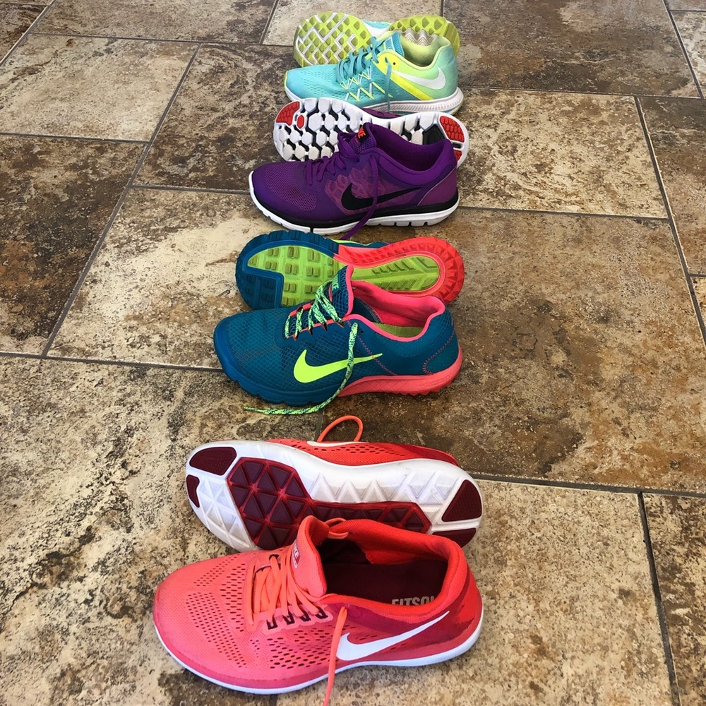 Nike running shoes: Set of 4 pairs